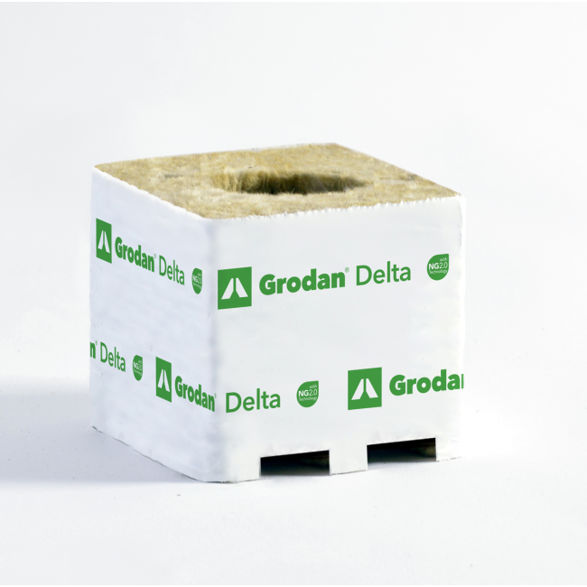 Grodan Delta - NG2.0 - Kulturblock - 7.5x7.5x6.5 cm - kleines Loch 27/40