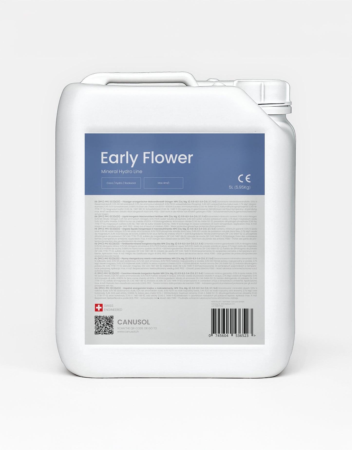 Canusol LMHL Early Flower 5L