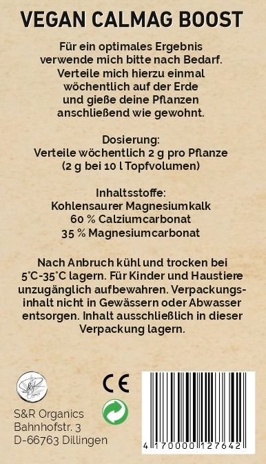 S&R Organics GreenPower CalMag