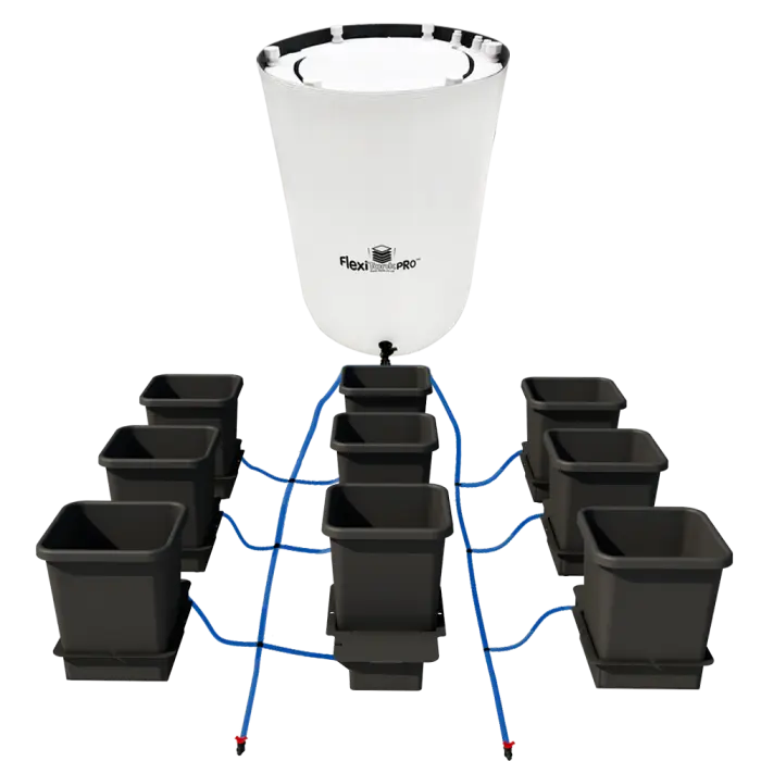 AutoPot 9Pot System mit 15 Liter Pflanztopf (Pro FlexiTank)