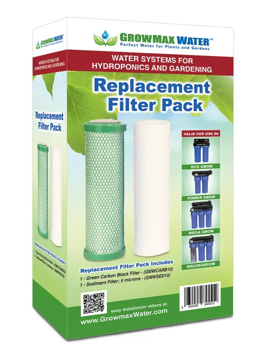 GrowMax Water Ersatzfilterpackung 10" für: Eco Grow, Power Grow 500 & Maxquarium 000 PPM