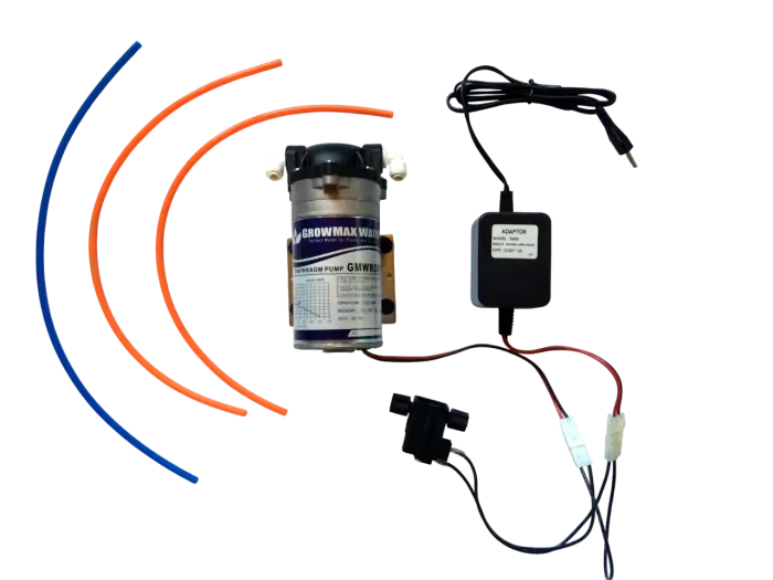 GrowMax Water Pumpenset für Niederdruck für Power Grow 500 & Maxquarium
