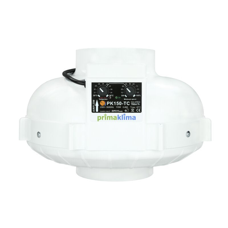 Prima Klima Fan 150 760m³/ h Temp. Controlled