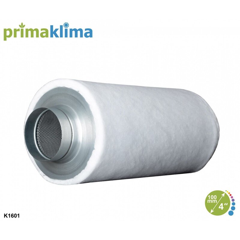 Prima Klima K1601 INDUSTRY Edition Carbon Filter 280m³/h 100mm Flansch 40cm lang