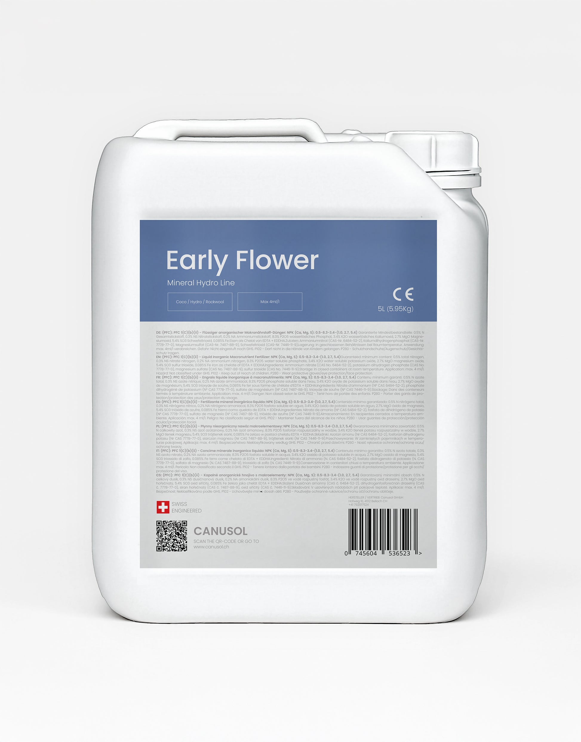 Canusol LMHL Early Flower 5L