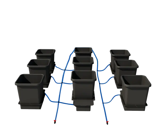 AutoPot 9Pot System mit 15 Liter Pflanztopf (ohne FlexiTank)