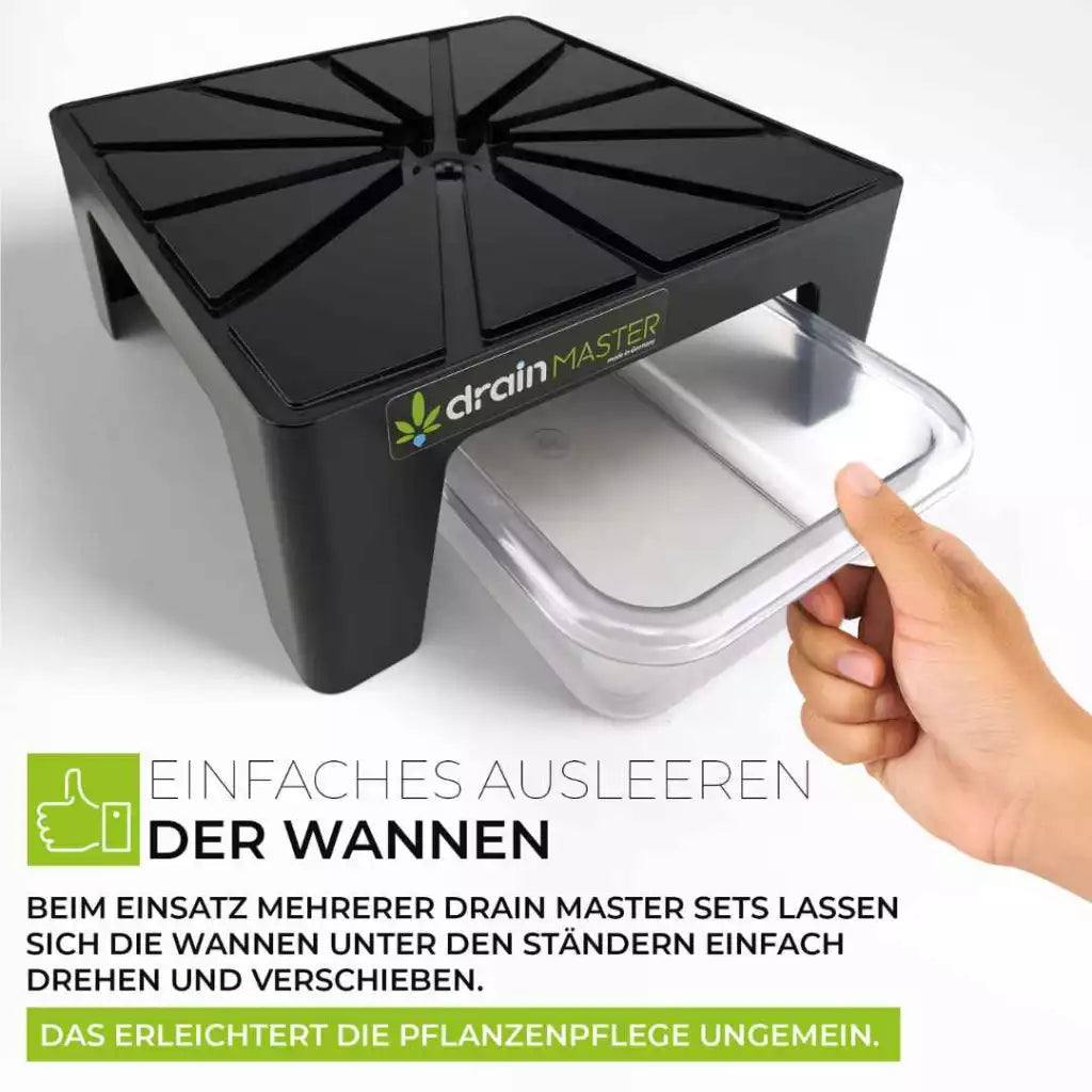 DrainMaster 1er Set Blumentopf Untersetzer