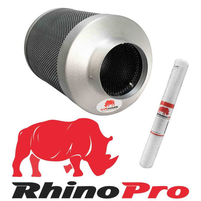Rhino Pro 255 - Ø100mm - 200-300m³/h - Aktivkohlefilter 100mm x 200mm