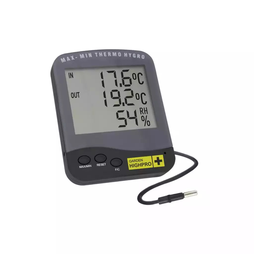 Garden Highpro - HYGROTHERMO PREMIUM - Thermometer-Hygrometer - 2 Messpunkte - digital
