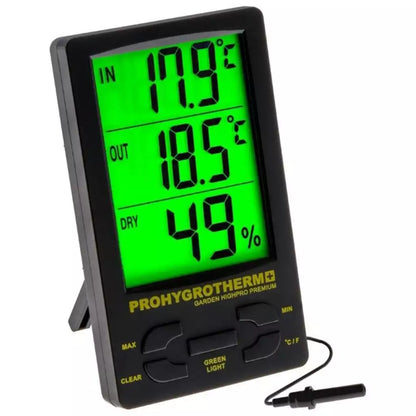 Garden Highpro - HYGROTHERMO PRO - Thermometer-Hygrometer - 2 Messpunkte - digital